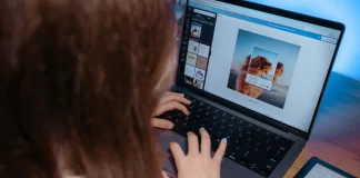 Why brand stewardship matters more than ever in the age of Canva and AI Woman creating with Canva