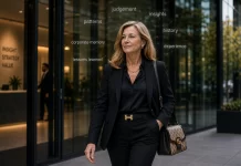 Tomorrow we’ll search experience A professional woman leaving a corporate office with her tacit knowledge