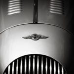 Front-of-vintage-prestige-car